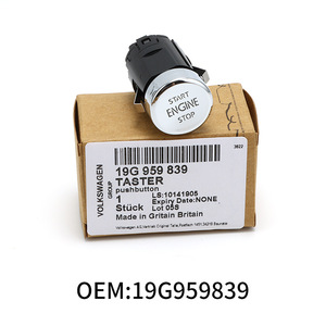 ปุ่มสตาร์ท/ดับเครื่องยนต์ 19G959839 สำหรับระบบกุญแจรีโมท Volkswagen Bora - Product Image 2