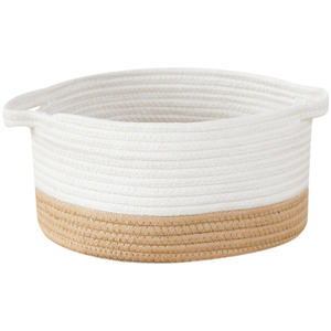 handmade fashion coil weaving cotton <b>rope</b> decorative storage cotton <b>rope</b> coil basket - Product Image 3