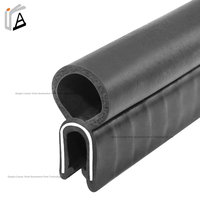 Bandes de protection en forme de U Bande d'étanchéité en caoutchouc mousse EPDM pour fenêtres de porte de voiture Traitement de coupe personnalisé disponible