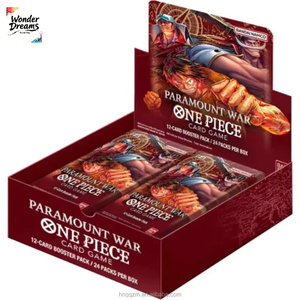 Nouvel ensemble de boosters TCG <span class=keywords><strong>One</strong></span> <span class=keywords><strong>Piece</strong></span> <span class=keywords><strong>OP</strong></span>-<span class=keywords><strong>02</strong></span> Paramount War, scellé, non ouvert, populaire, en promotion, jeu de cartes à collectionner - Product Image 1