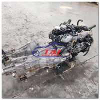 Moteur diesel turbo TD27 2.7L d'occasion avec boîte de vitesses japonaise Nissan Terrano TAI, couple 450/760 Nm, alésage 96x103mm