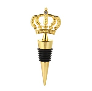 <span class=keywords><strong>Couronne</strong></span> d'or bouchon <span class=keywords><strong>de</strong></span> bouteille <span class=keywords><strong>de</strong></span> vin rouge anniversaire mariage fête faveurs anniversaires Souvenirs <span class=keywords><strong>porte</strong></span> retour cadeaux pour les invités - Product Image 1