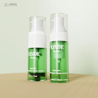 Flacons pompe airless double compartiment PET de luxe 10ml+2ml, distributeur Push-Go pour sérum à mélange instantané, pour emballage cosmétique et soins de la peau