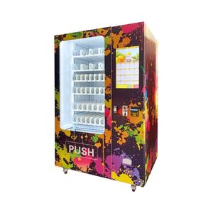 Shunhong Animation Small Unmanned Metal Refrigerated Coin-Operated Vending Machine Games English 110/220V Universal 1 Year Coin - Product Image 1