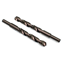 Foret hélicoïdal de 16 mm, outils de quincaillerie du fabricant, foret hélicoïdal HSS Cobalt à queue réduite de 1/2'' pour métaux durs et acier