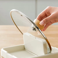 Vente en gros Comptoir de cuisine Marmite Porte-couvercle Repose louche Spatule Cuisinière Repose-ustensiles Comptoir Multifonction Gadget Rack