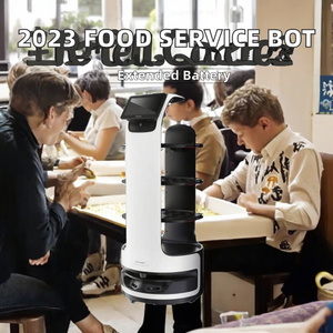 Robot de livraison de nourriture en libre-service intelligent 2023 Robot humanoïde d'évitement d'obstacles automatique <span class=keywords><strong>commercial</strong></span> - Product Image 2