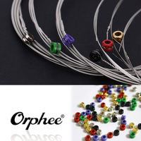 Orphee RX15 RX17 RX19 Senar Gitar Elektrik Baja Karbon Heksagonal Paduan Nikel Set 6 Senar untuk Gitar Elektrik