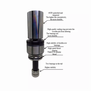 Centro Giratorio de Precisión CNC para Torneado de Madera, Centro Giratorio de Alta Velocidad con Cono <span class=keywords><strong>Morse</strong></span> 2 3 4 5 para Torno de Madera - Product Image 4