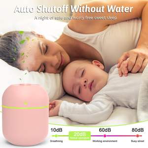 Factory Wholesale Portable Cute Cool Mist Personal <b>Humidifier</b> Mini 220ml Car <b>Air</b> <b>Humidifier</b> - Product Image 4