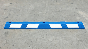 Bloqueurs de stationnement et butées de roues <span class=keywords><strong>en</strong></span> caoutchouc réfléchissant bleu et blanc, robustes et personnalisés, <span class=keywords><strong>pour</strong></span> <span class=keywords><strong>garage</strong></span> - Product Image 4