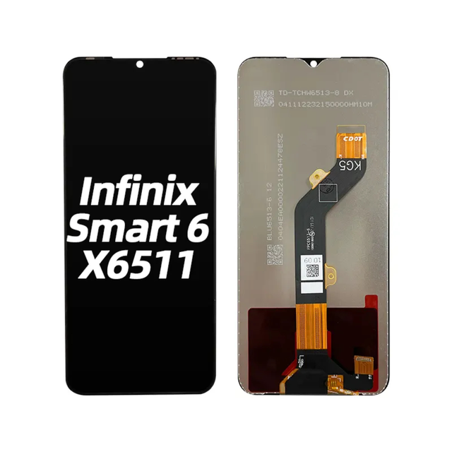 Original 6.6inch LCD Display Touch Screen Digitizer Panel Assembly for Infinix Smart 6 X6511 1-Year Warranty