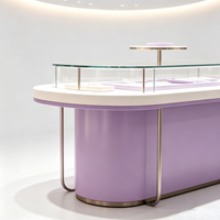Vitrines de présentation de cosmétiques sur mesure, armoires à parfums modernes, vitrines de rangement et de présentation pour la vente au détail