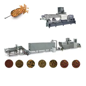 New Design Electric Fish Feed Processing Floating Fish Feed Pellet Extruder Machine