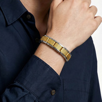 Bracelet extensible texturé en maille pour homme, style montre, en acier inoxydable, flexible, unisexe, résistant à la transpiration, pour usage quotidien, bijoux DIY