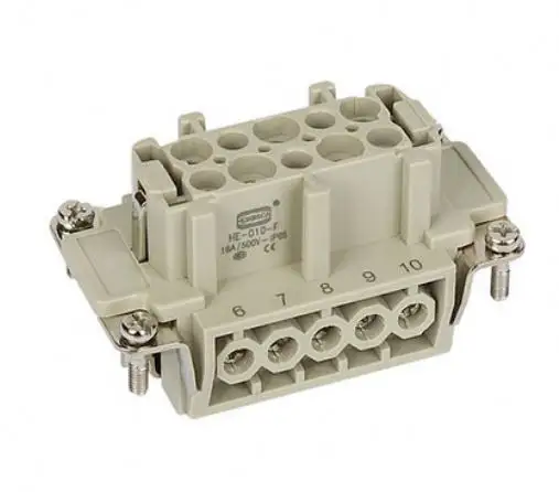 Conector de carga pesada Hdxbscn de 10 núcleos, 1, 2, 1,