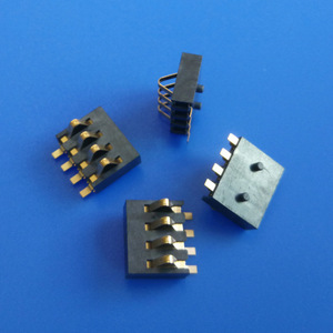 BT-80 2.5 mét Pitch mùa xuân pin kết nối 4 cách bề mặt gắn kết mùa xuân nạp pin liên hệ với SMD - Product Image 3