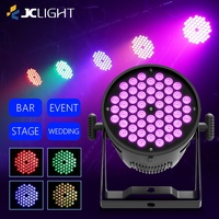 Projecteur PAR LED 54x3W RGB 3-en-1 DMX pour éclairage de scène et événements (Mariages)
