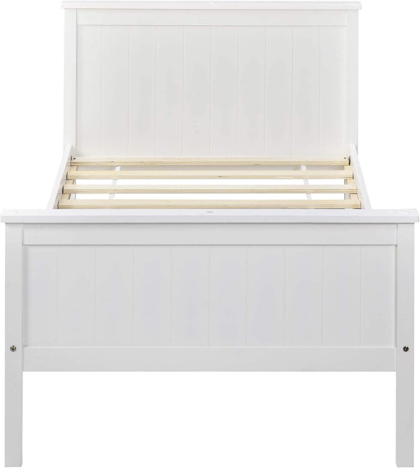 Verified Supplier White Single Bed Frame Durable Metal Design | Alibaba.com, image size:1347x1500