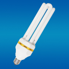 Lampe CFL en plastique blanc OEM E27 4U 6000K Lumière du jour 80lm/W 6000 heures CRI 80 AC 220V Garantie de 2 ans 3200 Lumens - Product Image 5