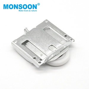 Herrajes Modernos para Muebles, Ruedas Deslizantes para Armarios y Closets, Polea Ajustable de Nailon, Acero y Plástico para Puertas Corredizas - Product Image 2