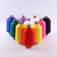 Hilo de Nailon de Alta Calidad y Elasticidad 140D 100% Nylon, Teñido con Solución, Hilo de Poliamida para Tejido