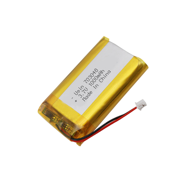 Rechargeable 1000mAh Smart Watch Battery 3.7V 703048 Lithium Ion Pack