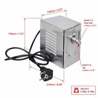 Moteur de rôtissoire BBQ certifié CE 45W, 2-3 tr/min, 150-200 KGF.CM, pour agneau, cochon, bœuf entiers, compatible avec les grills à gaz, à bouilloire et argentinien