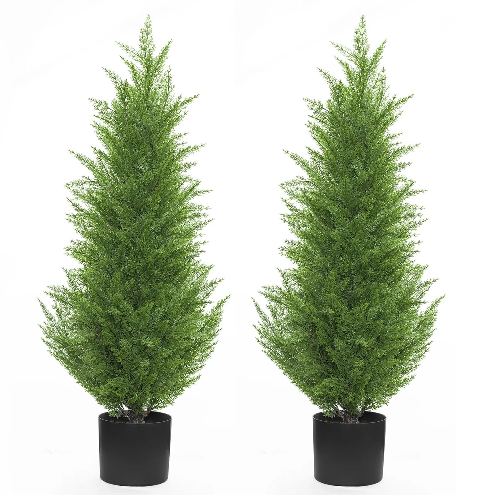 3-5 Ft Hoge Kwaliteit Kunstmatige Ceder Topiary Potplanten Outdoor Kunstmatige Ceder Kerstboom