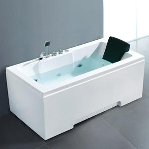 คอร์ทยาร์ดคริลิคอิเล็กทรอนิกส์มุมสปานวดอ่างน้ำวนอ่างอาบน้ำสำหรับห้องน้ำและกลางแจ้ง - Product Image 4