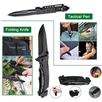 Kit de survie d'urgence 35-en-1, équipement et équipements, équipement pour la pêche, la chasse, la randonnée, le Camping
