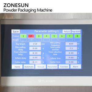 ZONESUN-Máquina automática de llenado y sellado de bolsas, bolsita pequeña para café, leche en polvo, polvo fino - Product Image 2