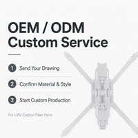 Fabricant de kits de châssis de drones personnalisés en gros, kit de châssis de drone en fibre de carbone 3K Twill usiné CNC, rigide et haute résistance
