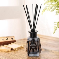 220ml Reed Diffuseur Bouteille De Luxe Verre Soufflant Avec Des Roseaux Décoratifs Extrêmes Diffuseur De Parfum De Maison Bâton Désodorisant De Voiture