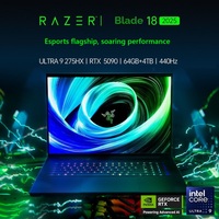 Nouvel ordinateur portable de jeu RazerBlade18 2025 avec processeur Intel Ultra9-275HX, écran 18 pouces 440 Hz, RTX5090/5080/5070Ti, 32 Go de RAM, SSD 1 To, Windows 10, rétroéclairage RVB