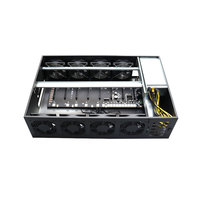 Nouveau boîtier d'ordinateur 8 GPU B75 Full Tower ATX avec alimentation et ventilateur 2500W/2000W en stock