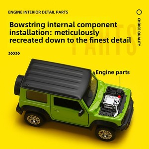 Coche <span class=keywords><strong>de</strong></span> Juguete Todoterreno <span class=keywords><strong>de</strong></span> Metal Fundido a Presión CCA, Escala 1:32, Modelo Ensamblado, <span class=keywords><strong>para</strong></span> Mayores <span class=keywords><strong>de</strong></span> 14 Años - Product Image 4