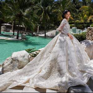 ชุดแต่งงานออกแบบได้ตามต้องการชุดเดรสงานแต่งงานสไตล์ตามสั่งผลิตจากโรงงานจีน - Product Image 3