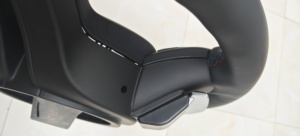 Volante Deportivo de Cuero Completo para <span class=keywords><strong>BMW</strong></span> <span class=keywords><strong>Serie</strong></span> 5 F10, Actualización de Rendimiento con Palanca de Cambios, con Pequeña Imperfección Cosmética - Product Image 4