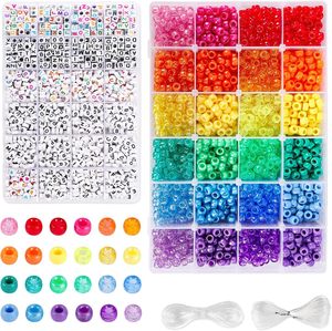 Novedad: Kit de 4000 Cuentas Pony de 9mm con Orificio Grande para Hacer Joyas DIY, Collares y Pulseras - Product Image 1