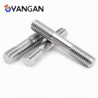 DIN 976 Threaded Rods Stud Bolts Nuts Stainless Steel Zinc Plated Black Oxide Custom Full-Threaded Rods Left Hand Right Hand