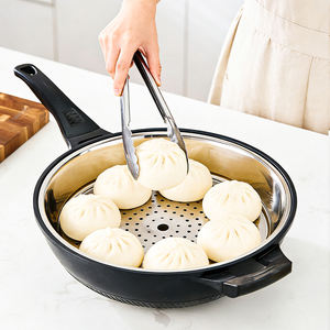 Plato y Bandeja Vaporera Reutilizable de Acero Inoxidable 304, Apto para Lavavajillas, para Cocinar Bollos al Vapor en la Cocina - Product Image 5