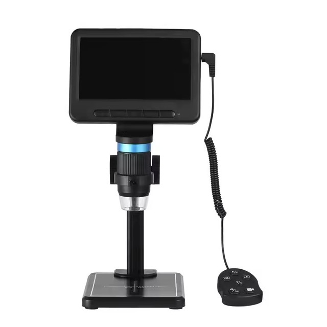 5 Inch 1080P Microscope for Mobile Phone Repair Black Pixel Android LED Light Focus 5mp Wireless Usb Digital Microscope
