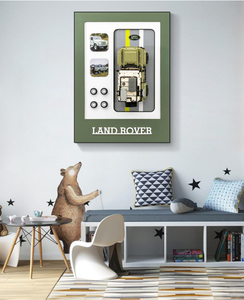 Briques personnalisables voiture de course affichage mural cadre photo moderne pour salon chambre décoration - Product Image 5