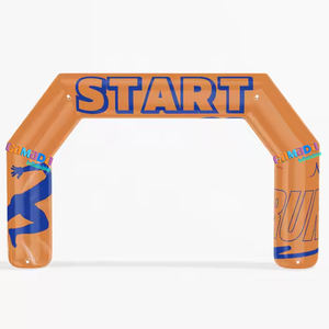 ซุ้มโค้งพีวีซีเป่าลมขนาดใหญ่พร้อมไฟ LED สำหรับงานกีฬา งานแสดงสินค้า งานอีเว้นท์ โรงเรียน ที่พักอาศัย  รับพิมพ์โลโก้ตามสั่ง สำหรับโฆษณา จุดเริ่มต้นการแข่งขัน - Product Image 5