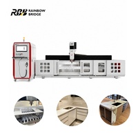 Routeur CNC automatique GSY-3015ATC RBB pour granit, puissance 7,5 kW, épaisseur de coupe 400 mm, composants essentiels moteur et roulement