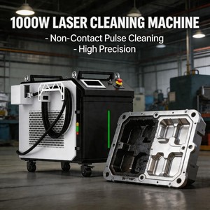 Machine de nettoyage au laser à fibre pulsée refroidie à l'eau de technologie avancée 1000W pour le traitement de polissage des coutures de soudure LASER - Product Image 1