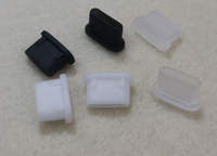 Prise usb en caoutchouc de silicone noir étanche de haute qualité personnalisée en usine