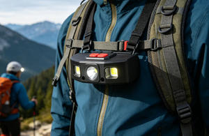 USB Rechargeable LED Headlamp <b>Motion</b> <b>Sensor</b> 3 <b>Light</b> Source Ultra Bright Clip On Headlight Waterproof Portable Head Torch for Cam - Product Image 3