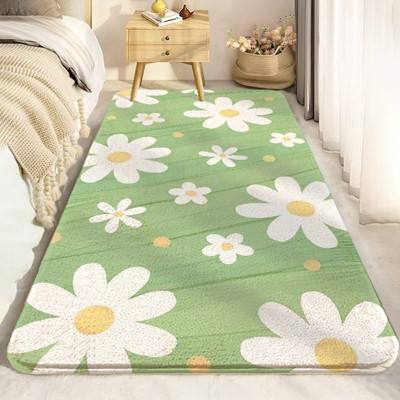 Petites fleurs blanches de couleur verte